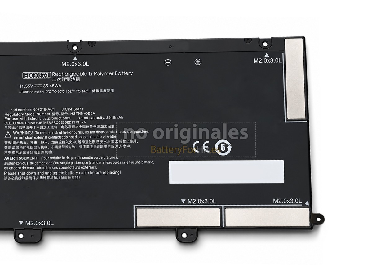 batería para HP ED03035XL