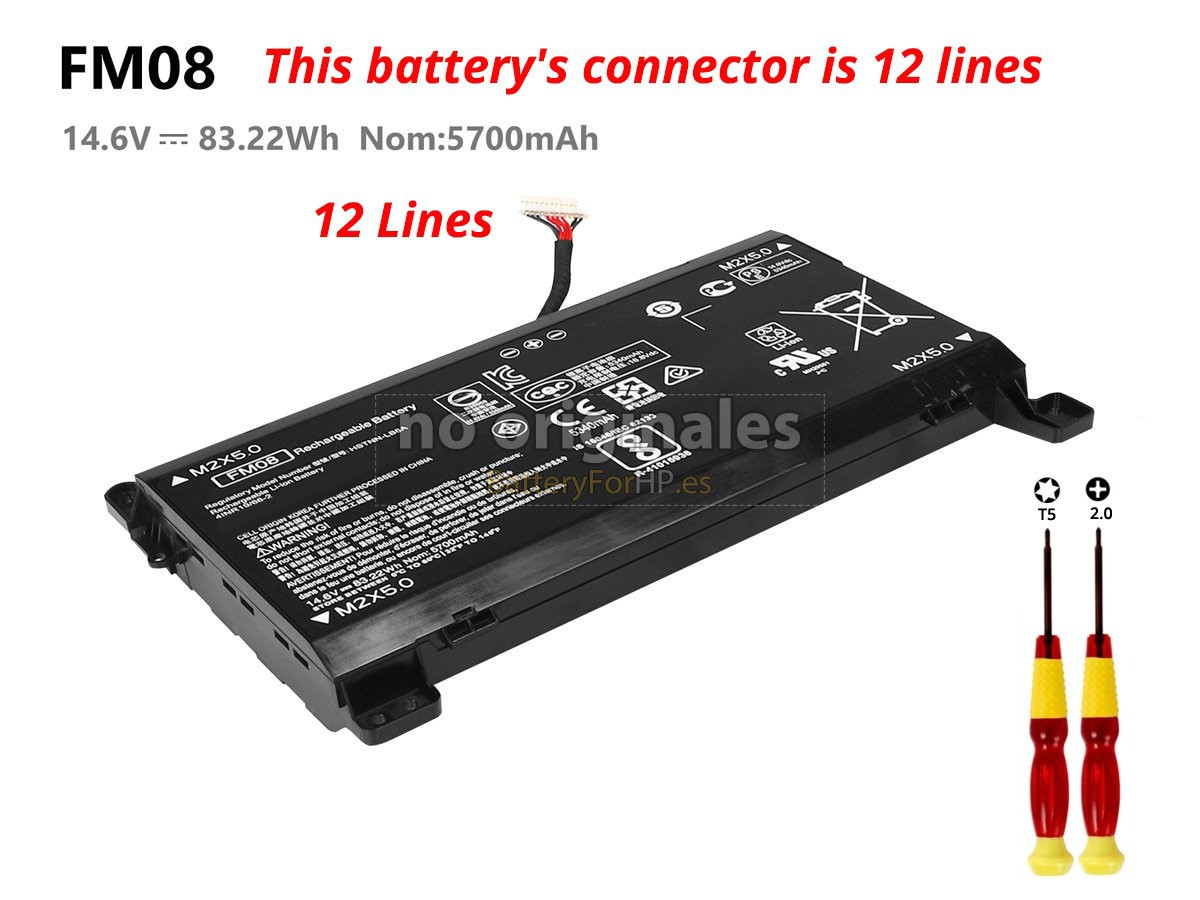 14.6V 83.22Wh batería para HP Omen 17-AN113NS