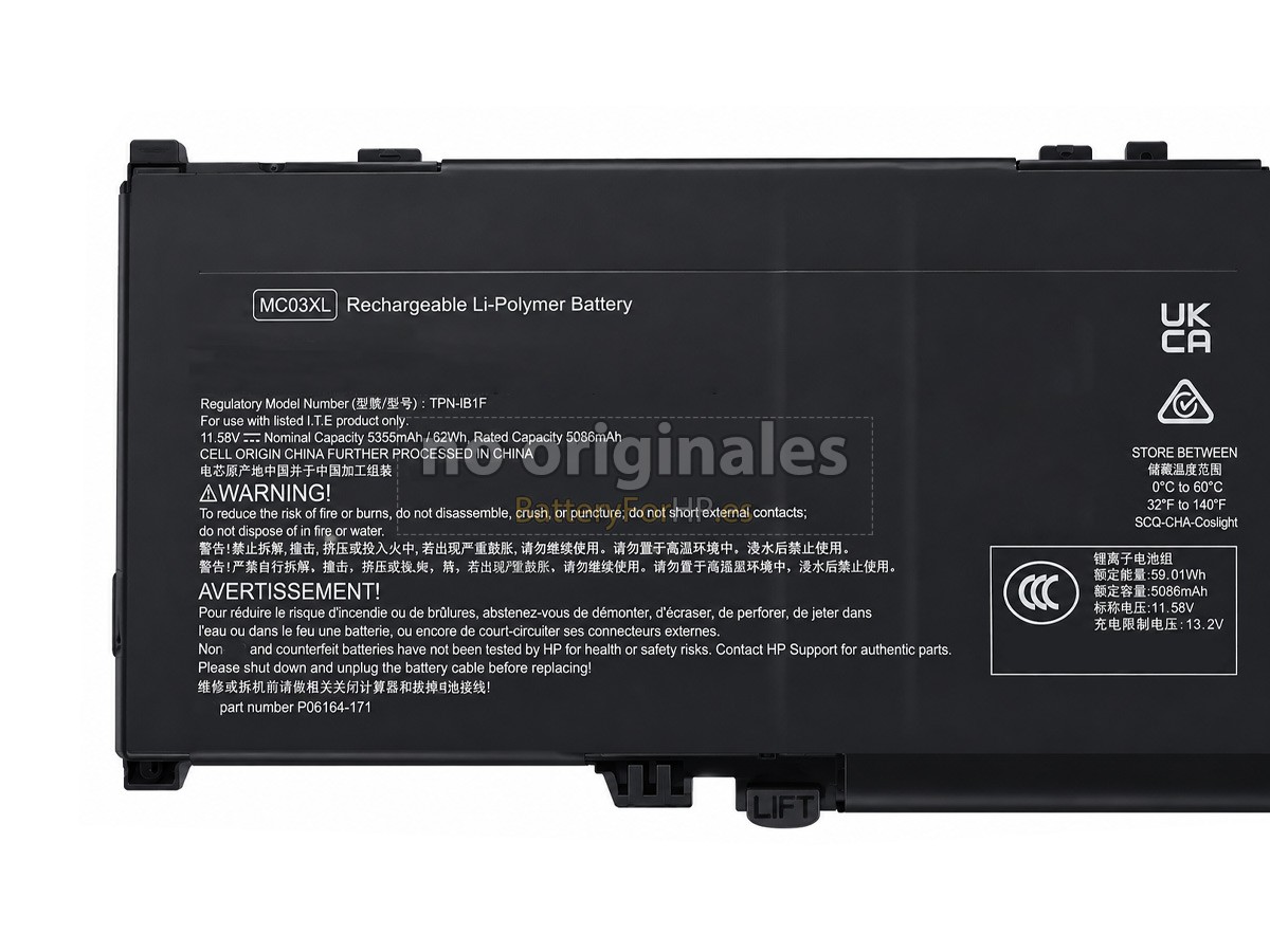 batería para HP AP3F4AV