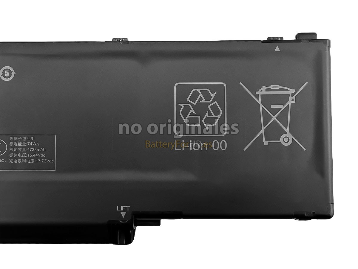 batería para HP MW08077XL