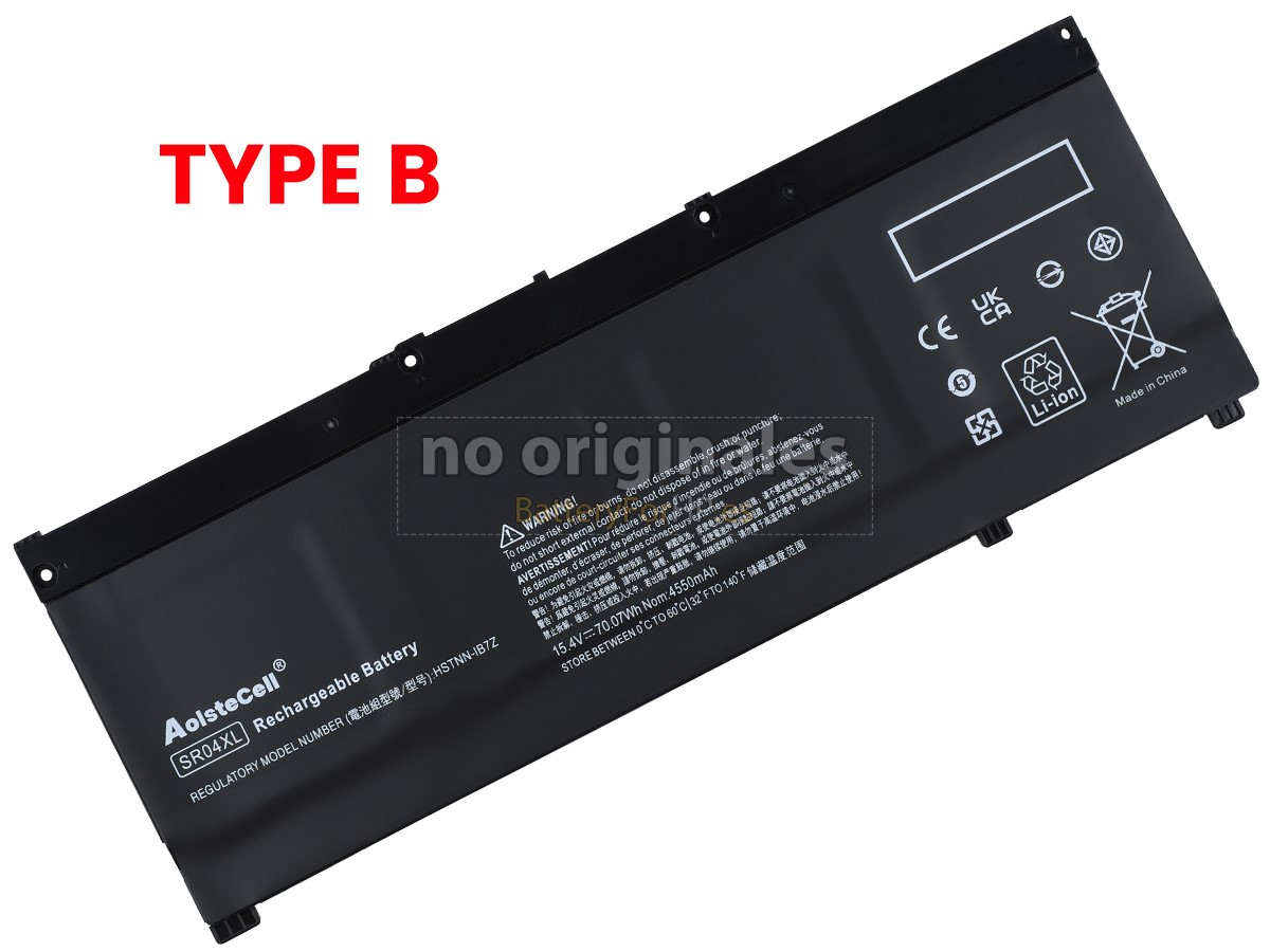 15.4V 70.07Wh batería para HP Omen 15-DC1036NS